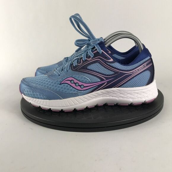 Saucony Cohesion 12 Blue Athletic Running Shoes S10473-3 Women’s Size 7.5 - Picture 8 of 12